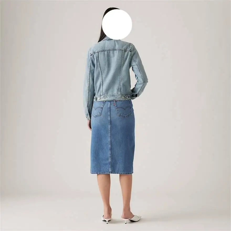 Customize Fashionable Design Classic style Leisure Slim Fit Denim Jacket Coat For Women