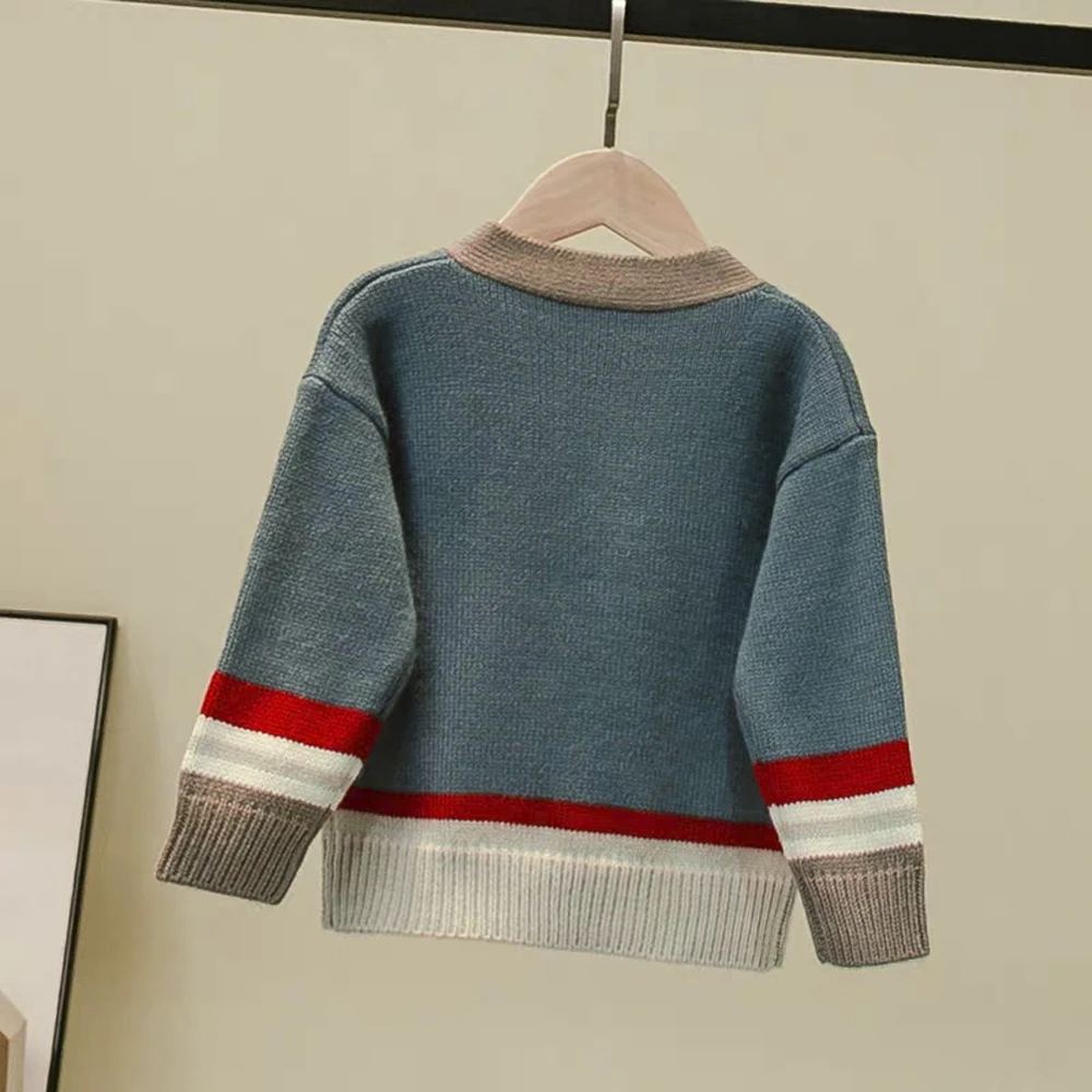 
high quality factory wholesale fashion kids knitted sweater cardigan 
