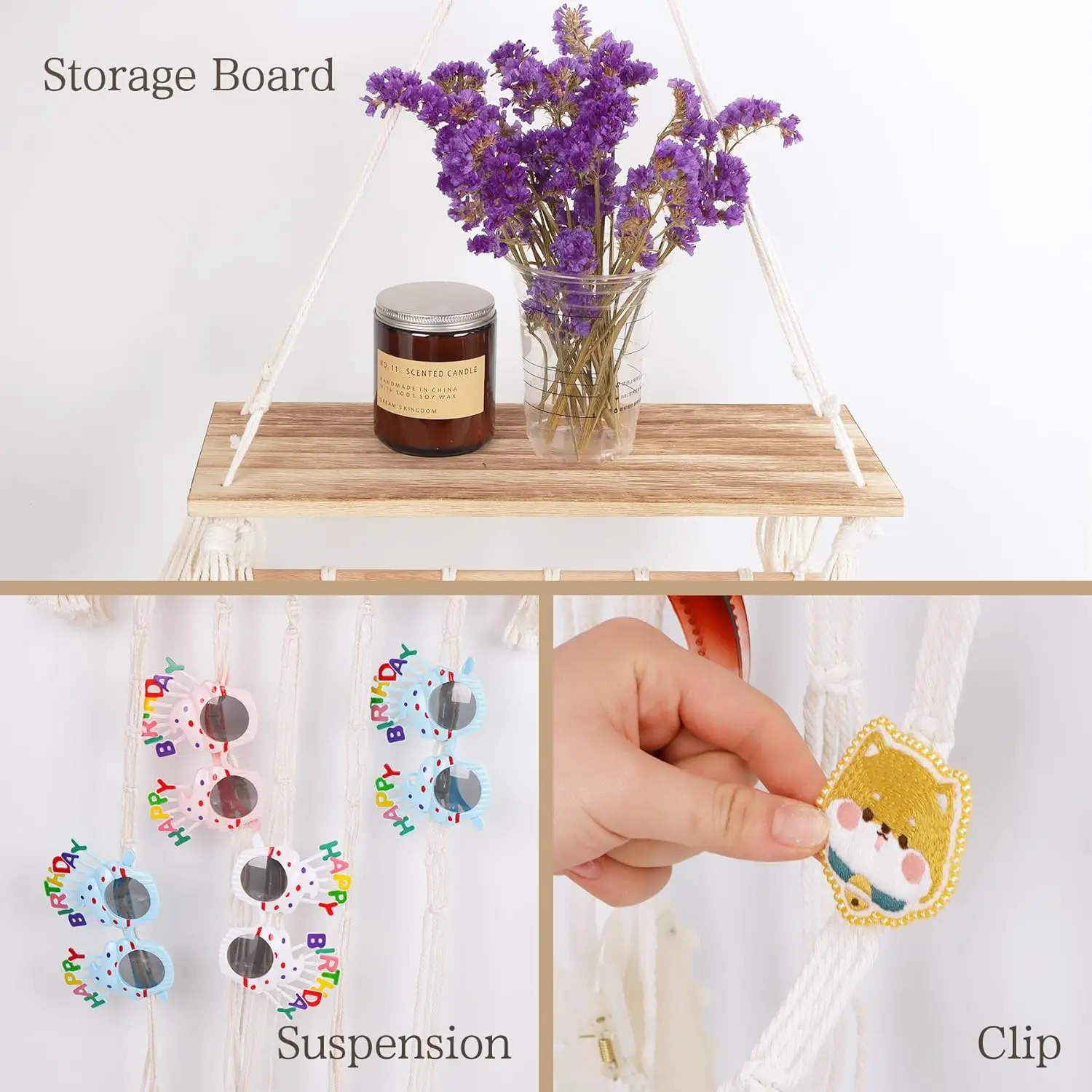LOW MOQ Eco-friendly Choice Practical Bamboo wall shelves for books