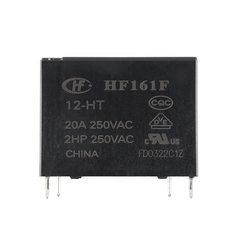Реле высокой мощности HF161F/12-HT 24-HT HF161F-12-HT HF161F-24-HT 12VDC 24VDC DC 12V 24V 20A 4Pin Relais