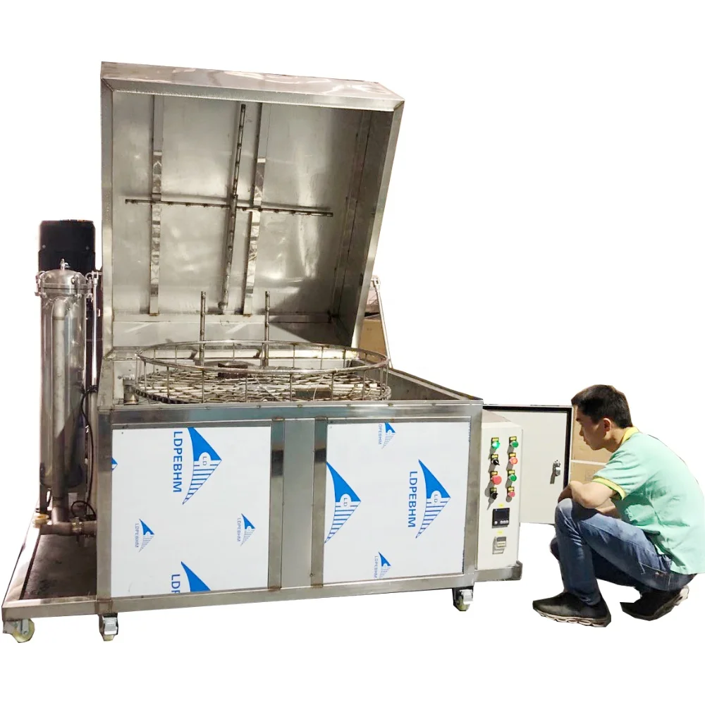 high pressure jet auto and industrial parts washers single stage cabinet basket rotary nozzles spray parts washing machine