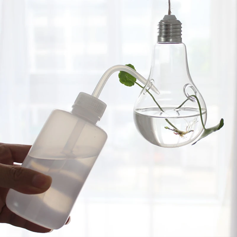 Redeco Hot Sale Creative Hanging Transparent Glass Flower Vase Simple Hydroponic Small Hanging Vase For Home Decoration