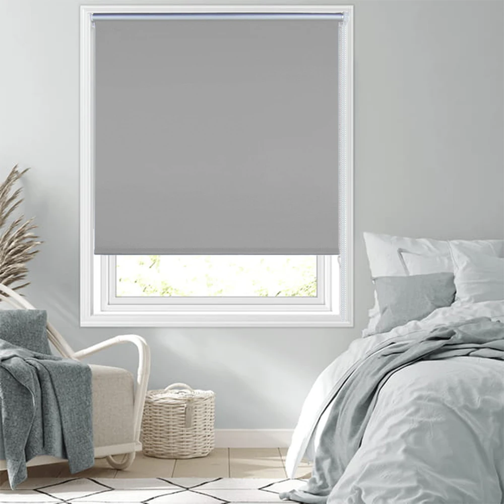 Customized 18mm Roller Shades for windows indoor small Waterproof Fabric Full blackout window solar shades Manual Roller Blinds