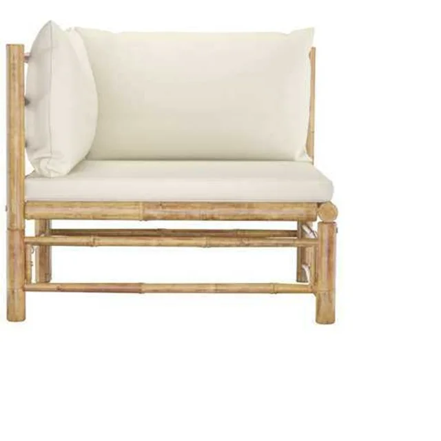 Bamboo KD corner armchair with seat and back cushions , Vietnam Outdoor