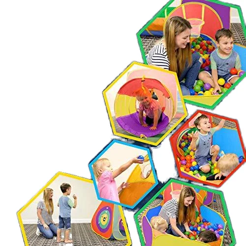 Unisex Play Tent Ball Pit Best Birthday Gift for 1-5 Year Old Toddler Boys & Girls Kids Tent Tunnels
