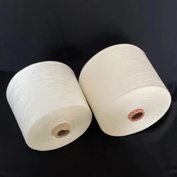 Высококачественная Белая Пряжа 40S для окрашивания тканого хлопка, чесаная нить PLA