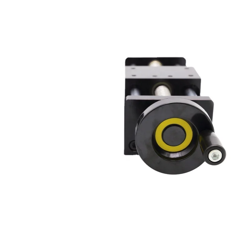 Low Price EBH-200mm stroke  hand wheel manual precision ball screw linear guide rail lifting slide module