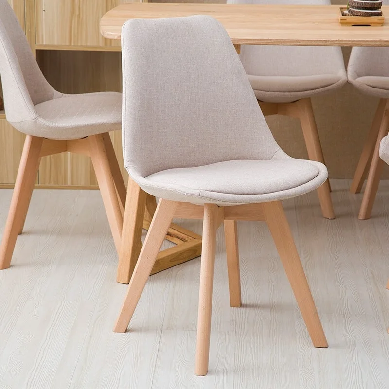 Заводская поставка мебель для дома деревянные ножки тканевый стул для отдыха