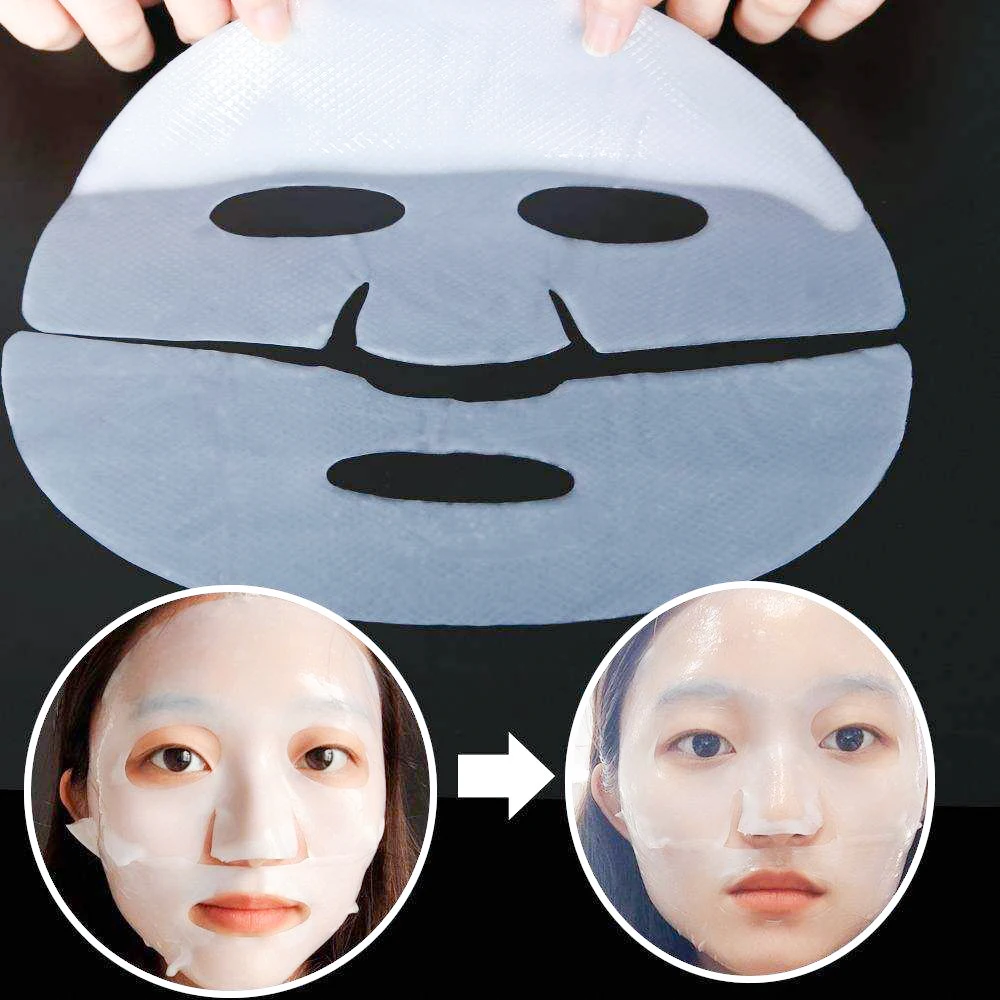 Hydrolyzed Bio Calming  Biodegradable Collagen Over Night Dissolving Over Night Film Sheet Mask