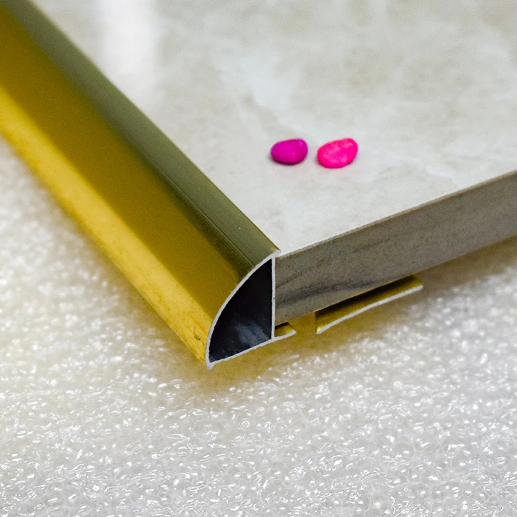 Foshan Factory Aluminum Tile Trim Tile Corner Protect Trim For Wall And Floor