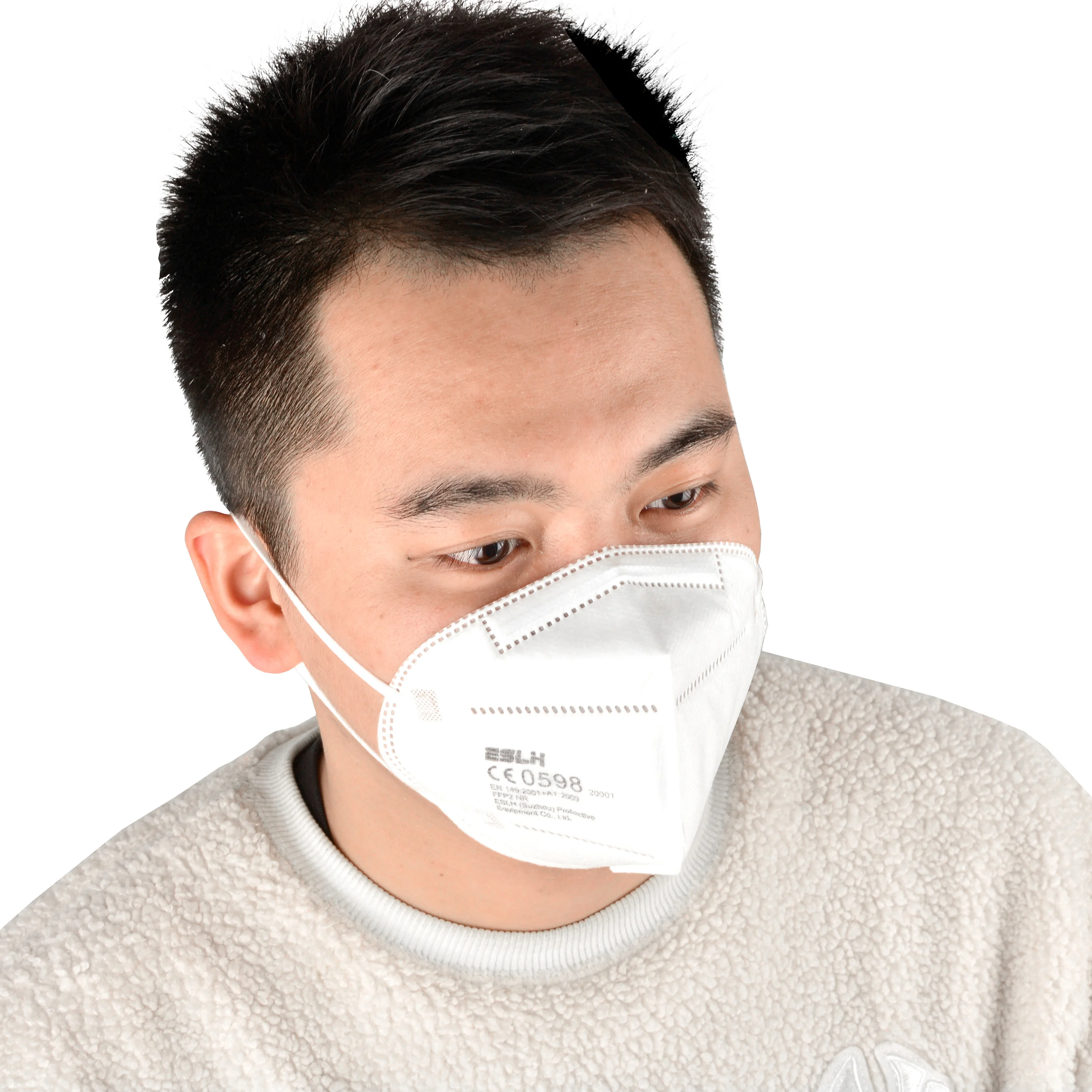 24 hour online Filtering Half Mask FFP2 NR 5 layer disposable respirator