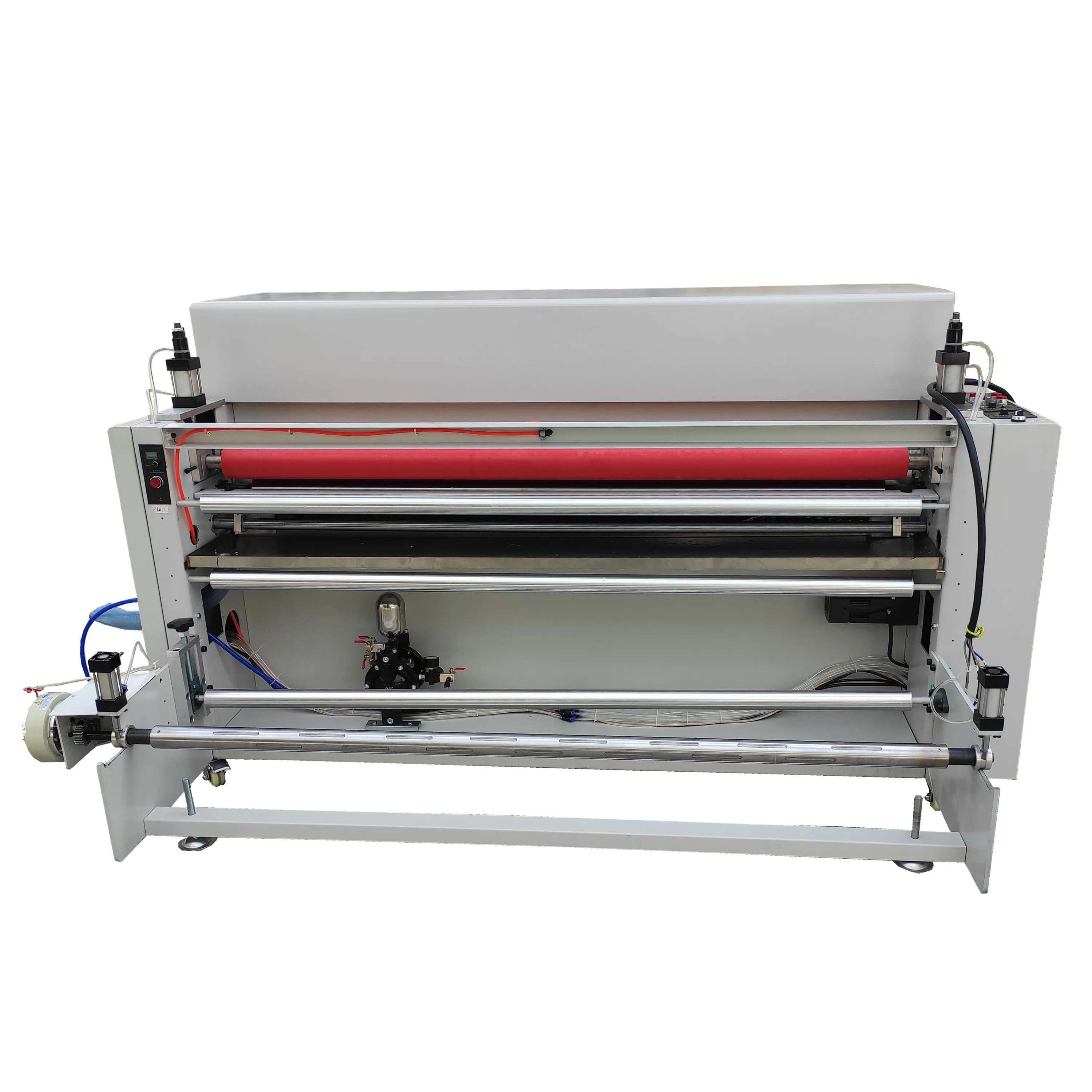 Easy move UV light drying photo surface liquid coating  machine with  wheels