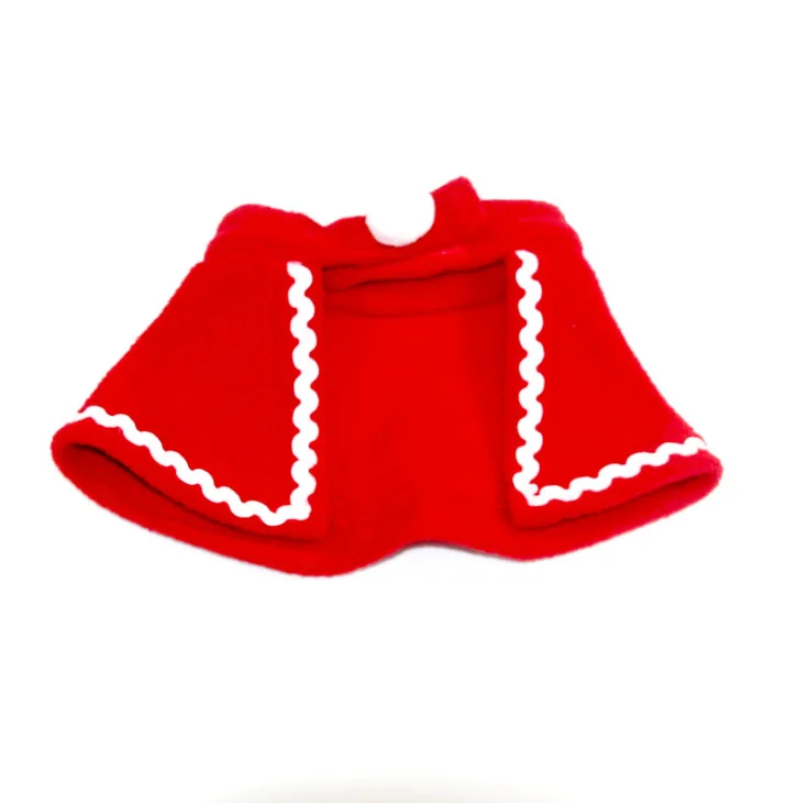 Wholesale Fancy Christmas Cute Pet Cat Apparel Holiday Warm Soft Dog Clothes Modern Heart Cats Cloth Chinese Style Pet Clothes