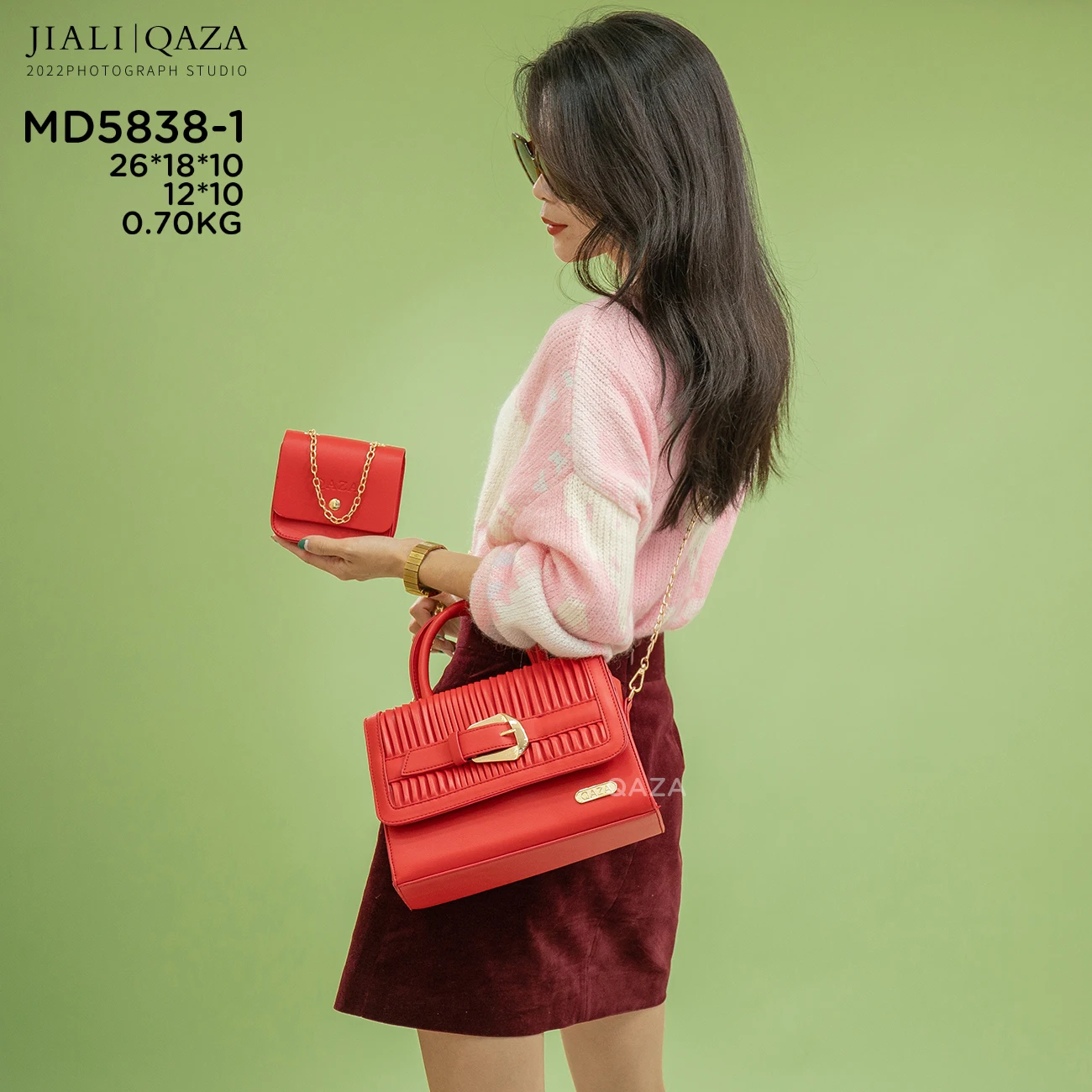 Jiali QAZA Classy Design online shopping handbags set bolsas femininas luxury handbags for women 2023 ladies hand bags