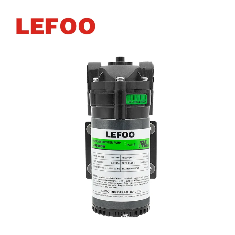 Водяной RO бустер-насос LEFOO 115 В переменного тока 50 гб-600 галлонов в сутки мотор Ro бустер диафрагменный насос Bomba AC