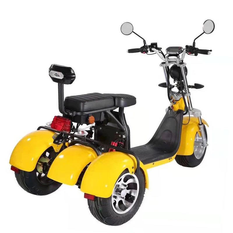 European warehouse delivery fast three wheel electric scooter citycoco electric scooter 3 wheel adult