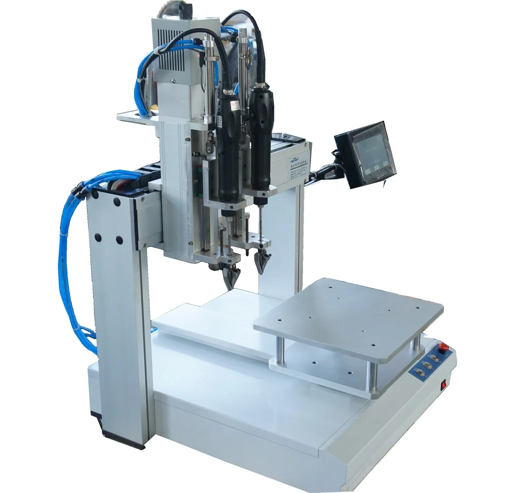 XYZ Automatic Robotic Screwdriver Machine Wooden Handle Electrical Worktable-Customizable OEM Support Case Packaging Included