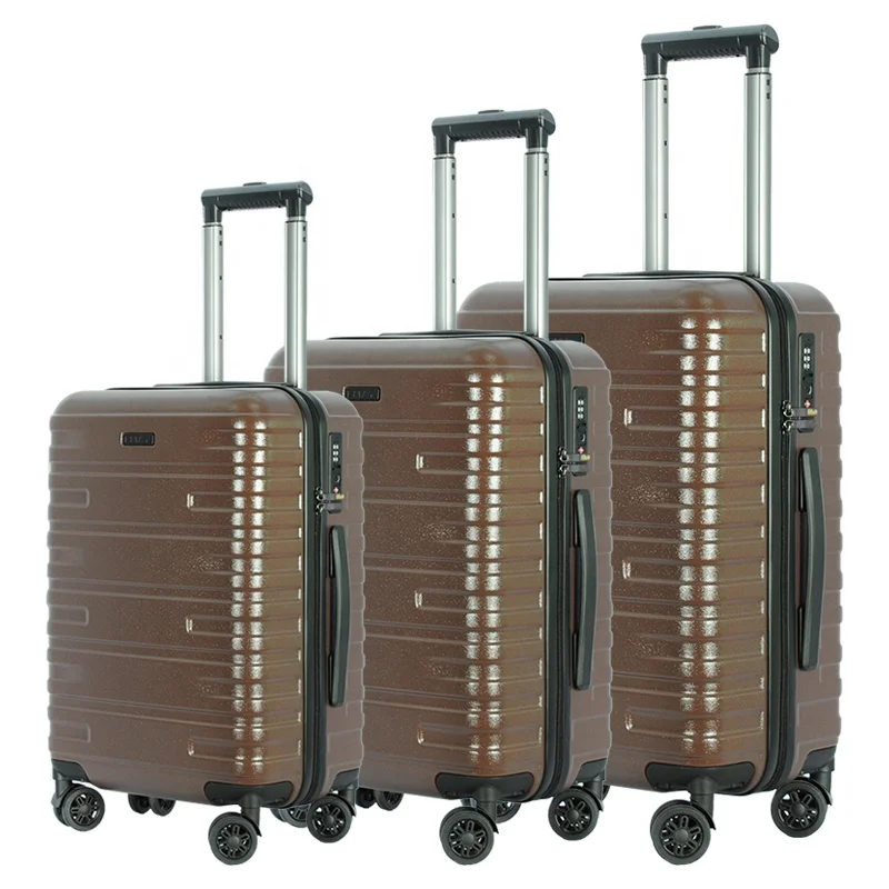 
Factory price abs+ pc suitcase trolley koffer hardside 3pcs luggage sets for travel 