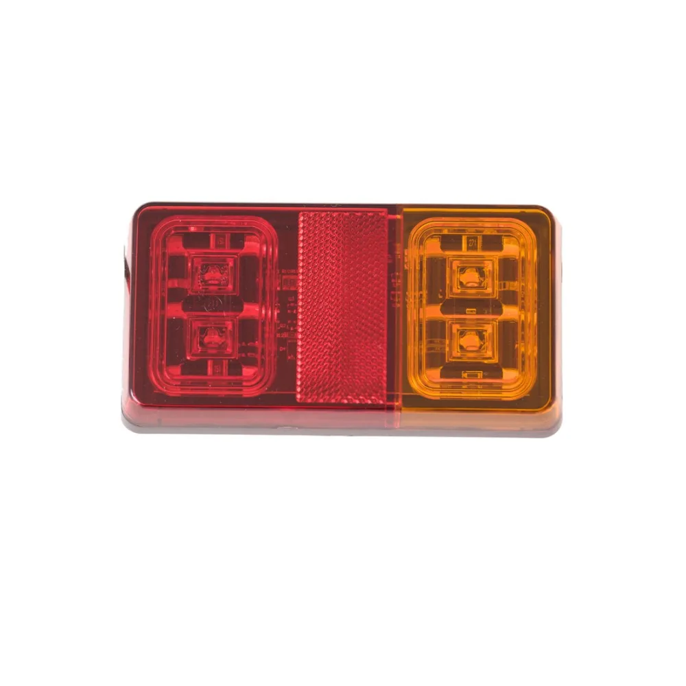 
Emark Waterproof 12V/24V 16 Diodes Functional Rear Stop Tail Lamp Turn Signal Light Automobile Parking Lights Truck Lorry Light 