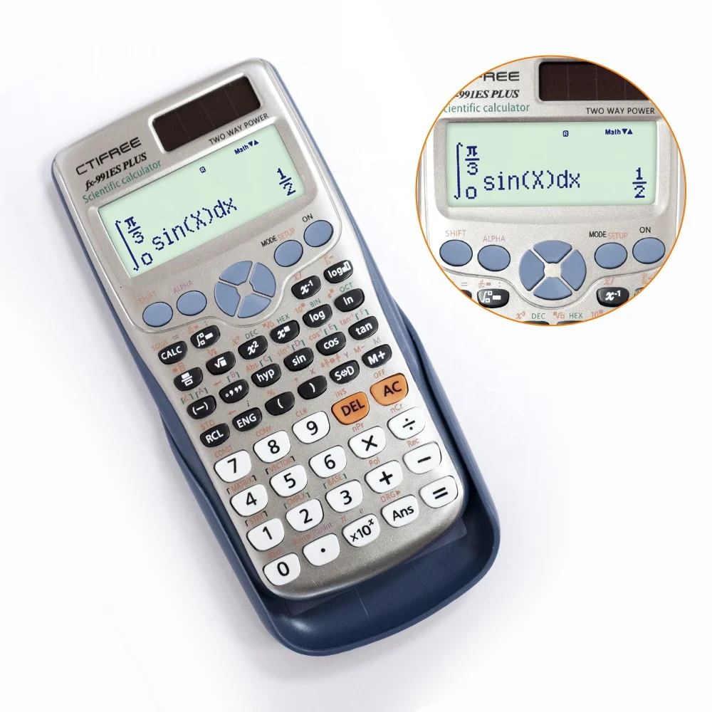 Экзаменационный продукт калькулятор fx 991 12-значный сцинтичный индивидуальный логотип производство
