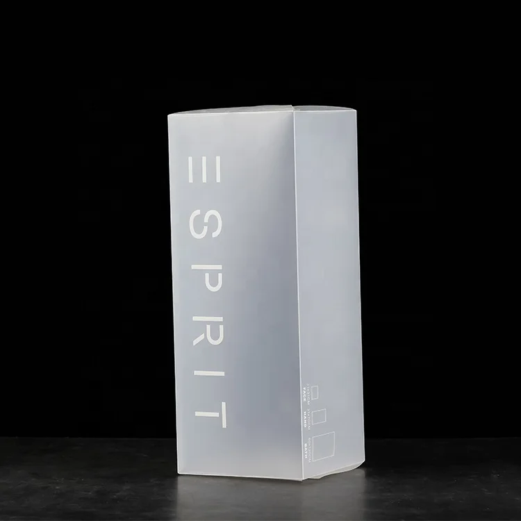 Customized Blank Frosted PP Packaging Box Transparent PET Box Clear PVC Plastic Box