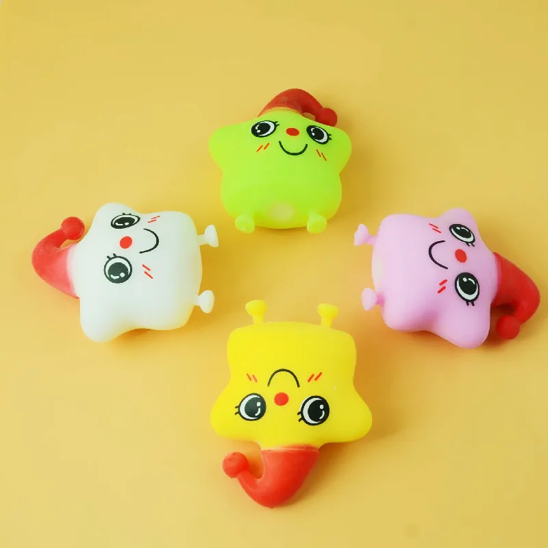 Christmas Star Stress Balls holiday gift fidget  Decompression Squishy Balls Vent Toy