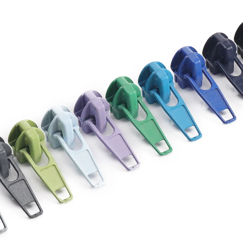 OCO Factory Wholesale Stock Color #5 Zipper Puller For Bag Auto Lock Slider Colorful Nylon Zipper Slider