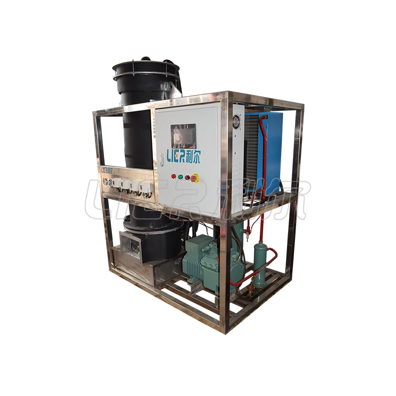 Lier 1 ton edible ice small capacity tube Ice machine for hotel for fish storage