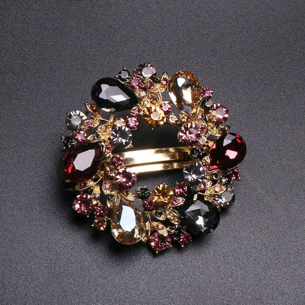 Wholesale new fashion colorful hairgrips exquisite rhinestone hair clips accessories for women korean