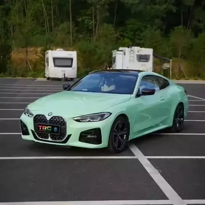 Ready to ship PET Crystal Green Car color change film No bubbles Transferable glue No residue vinyl packaging film Vinyl film