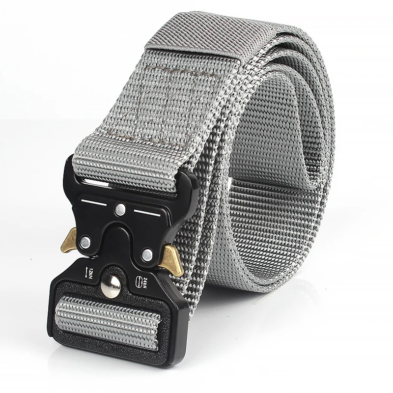Hot Outdoor Quick Dry Nylon Tactical Shorts Men Belt Men Versatile Tactics Canvas Waistband Asperity Casual Canvas Belt
