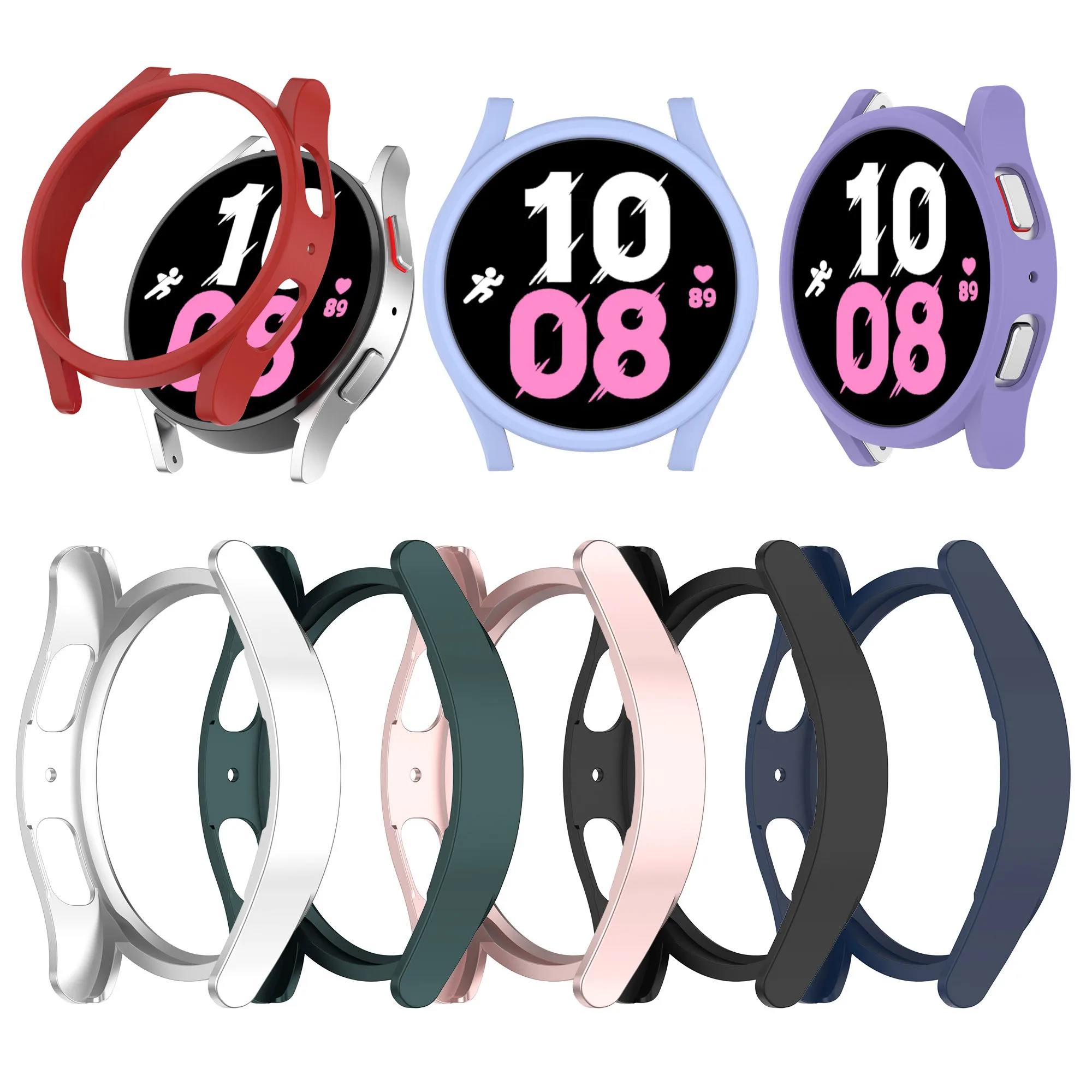 Matte Hard Hard PC Case For Samsung Galaxy Watch 5/Pro 4 40MM 44MM Bumper Protective Cover For Samsung Watch 5 Protective case