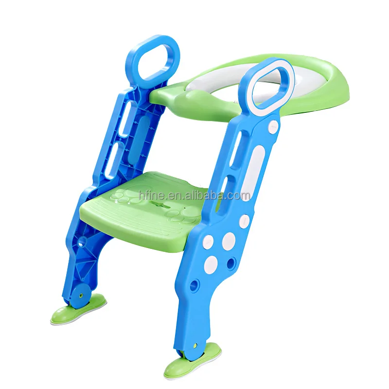 
Cute Fawn pattern design potty training seat with step stool ladder, potty trainer with handles splash guard 