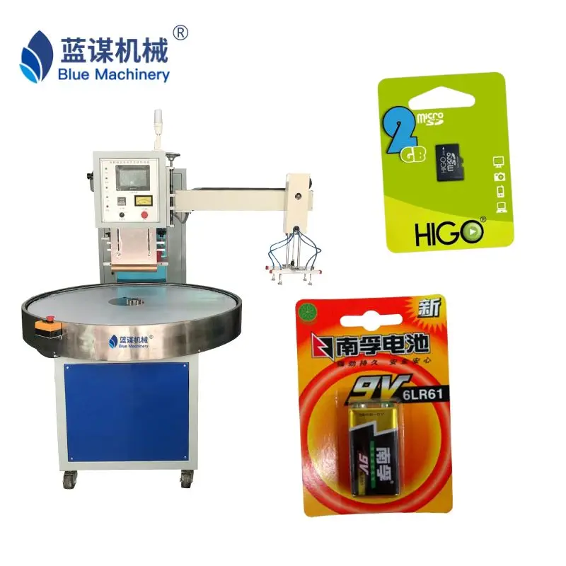 Automated Rotary Paper-Plastic Sealing Machine for Various Packaging Sizes for Daily Products like Toothbrushes and Razors