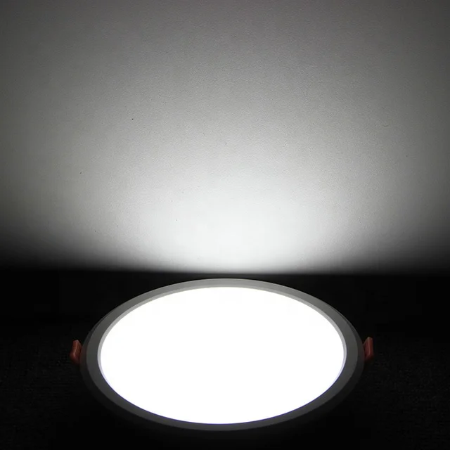 2 in1 LED panel light plastic surface ceiling frame kit round backlight 22w 15w 9w led recessed panel light