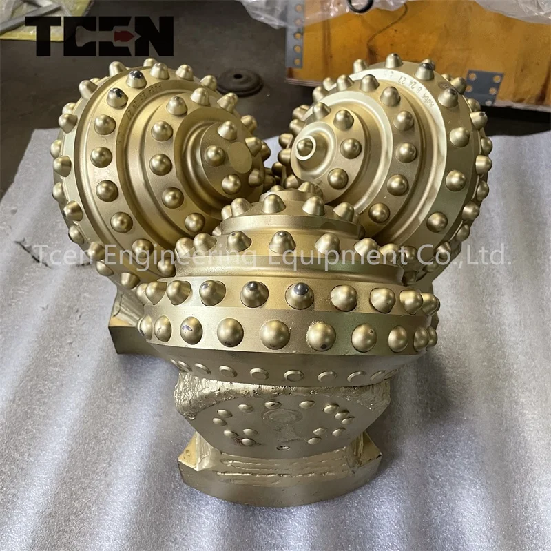 TCI Tricone bits with high grade tungsten carbide for underground rock well trenchless drilling