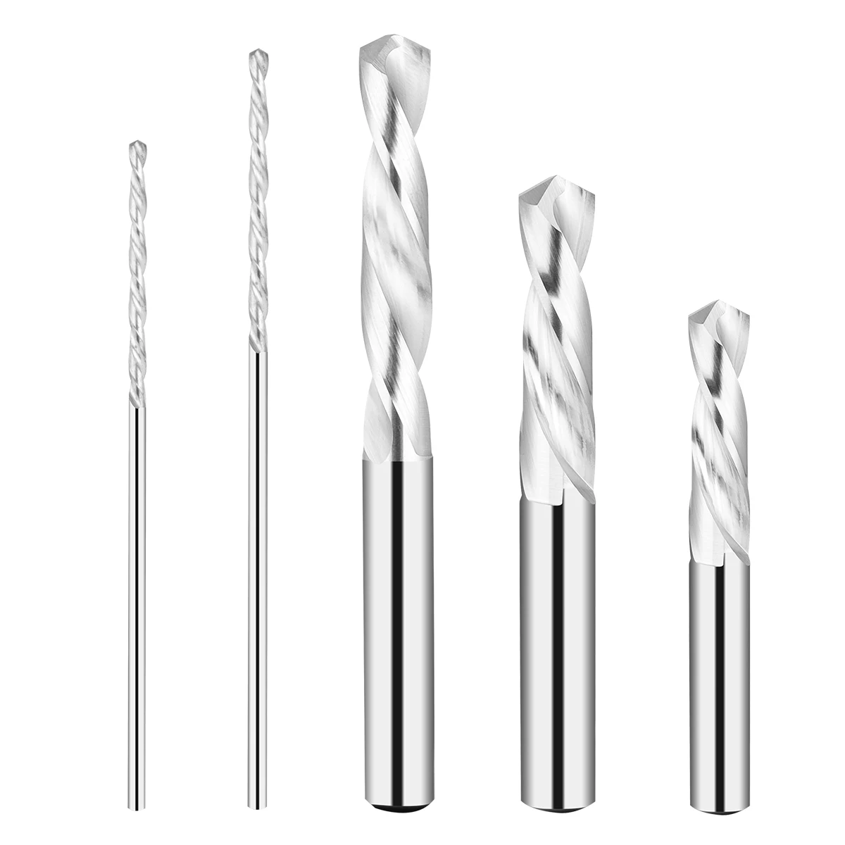 Bits left hand Shank Kit Twist Drilling Tool Making Hole Hand Bits Grinding Carving Metal