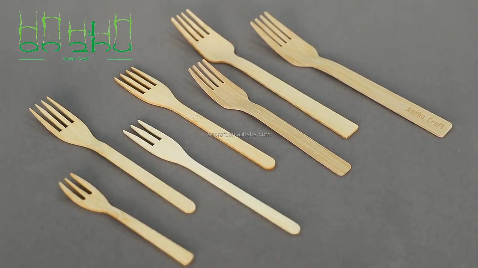 Biodegradable bamboo disposable eco cutlery manufacturer spoons & forks & knifes set cutlery with custom logo