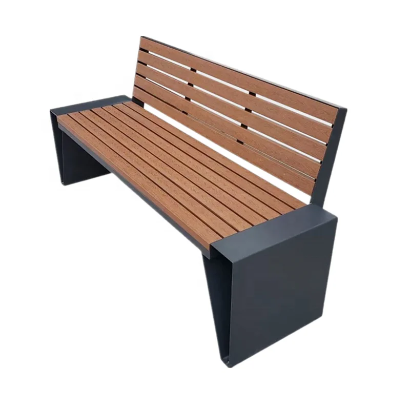 outdoor park wood bench seat outside street painted recycled plastic wood bench seating public garden patio bench chair