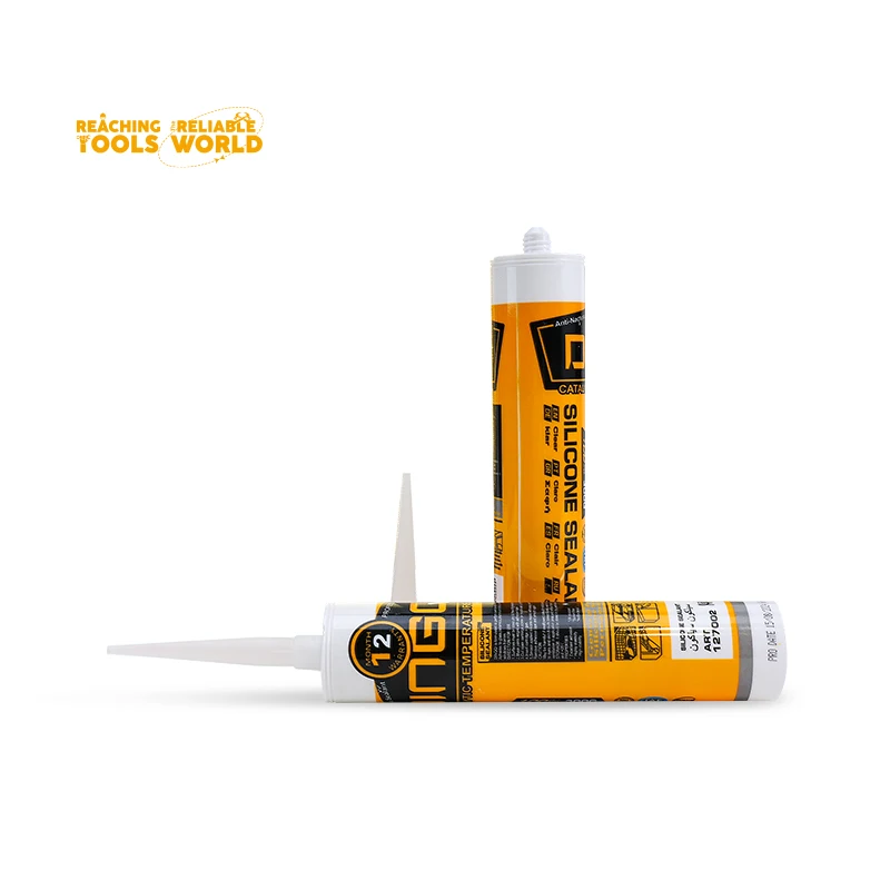 DINGQI Multifunctional Sealant 300ml Fast Cure Acid 100% Silicon Sealant Adhesive Silicone For Construction Silicone Sealant
