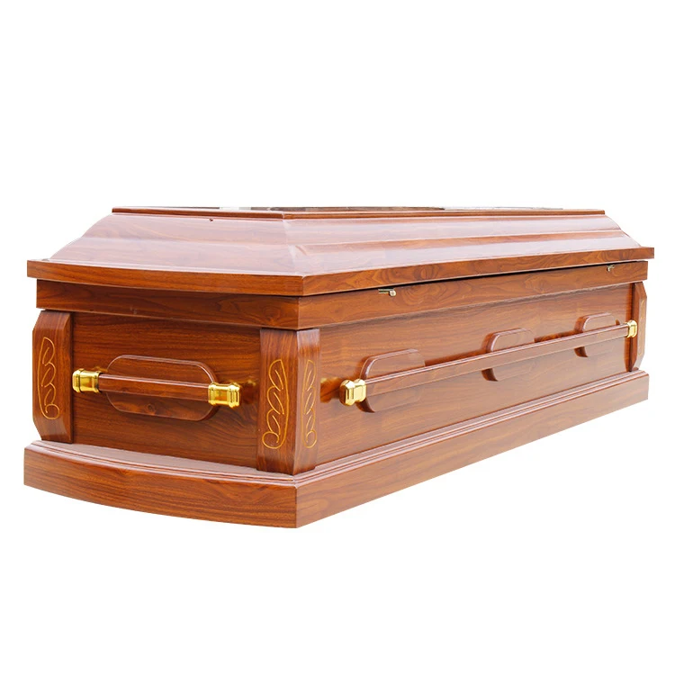 Cheap American Style Funeral Wooden Coffin Casket From Coffin Manufacturer