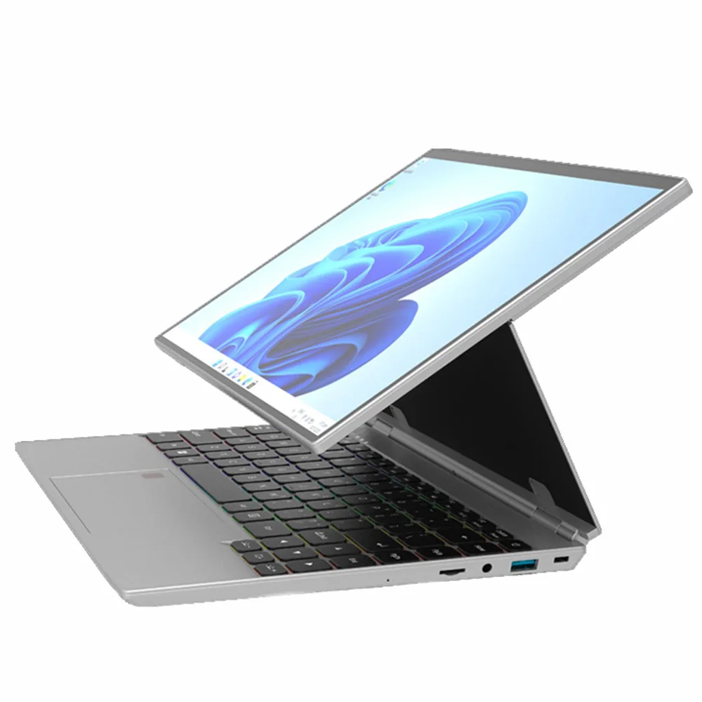 2023 New style 14.1 inch Intel N5105 Quad Core Touch screen ultrabook Aluminum laptops for Home & Student 2 in 1 notebook PC