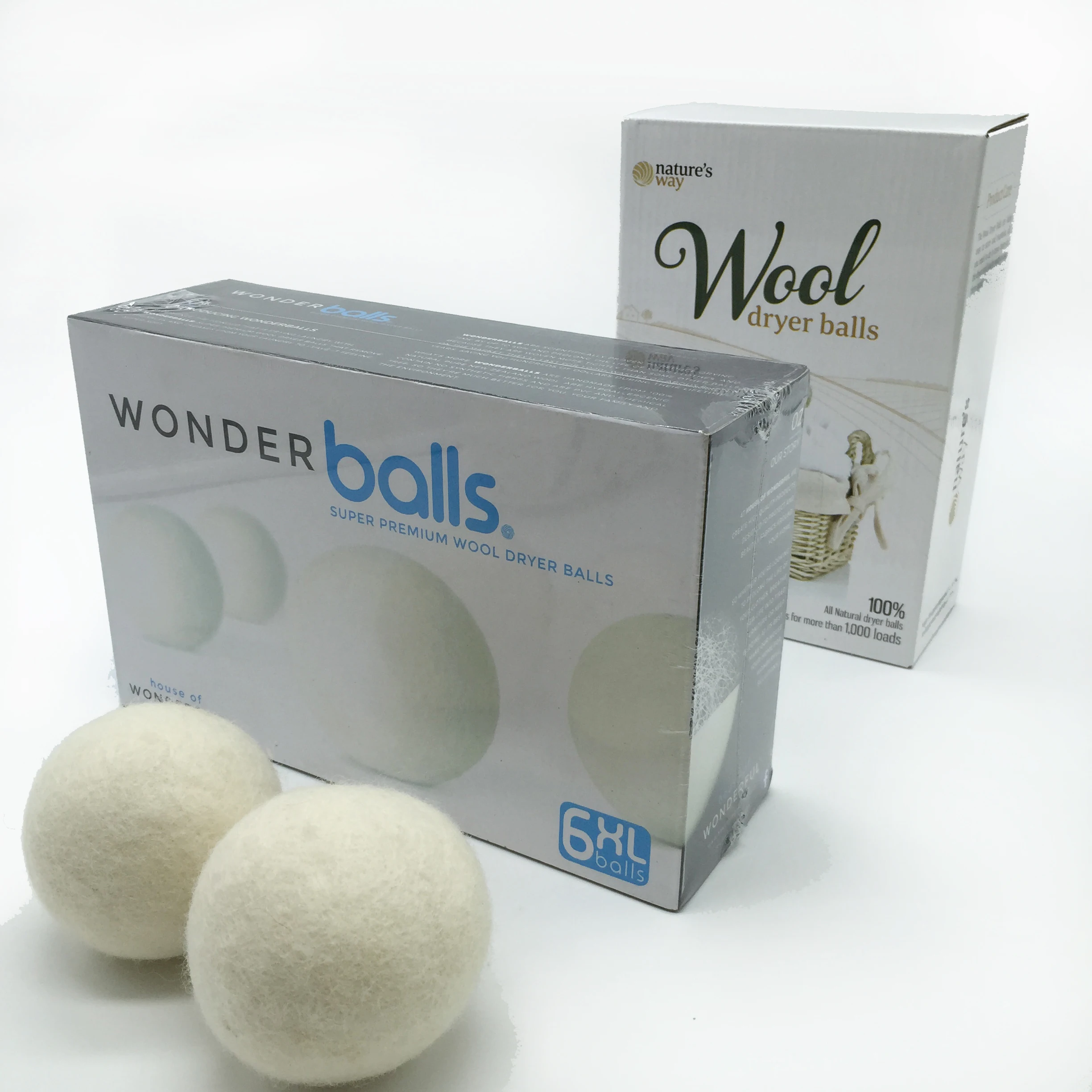 Natural White Color New Zealand Wool Dryer Ball Washing Ball