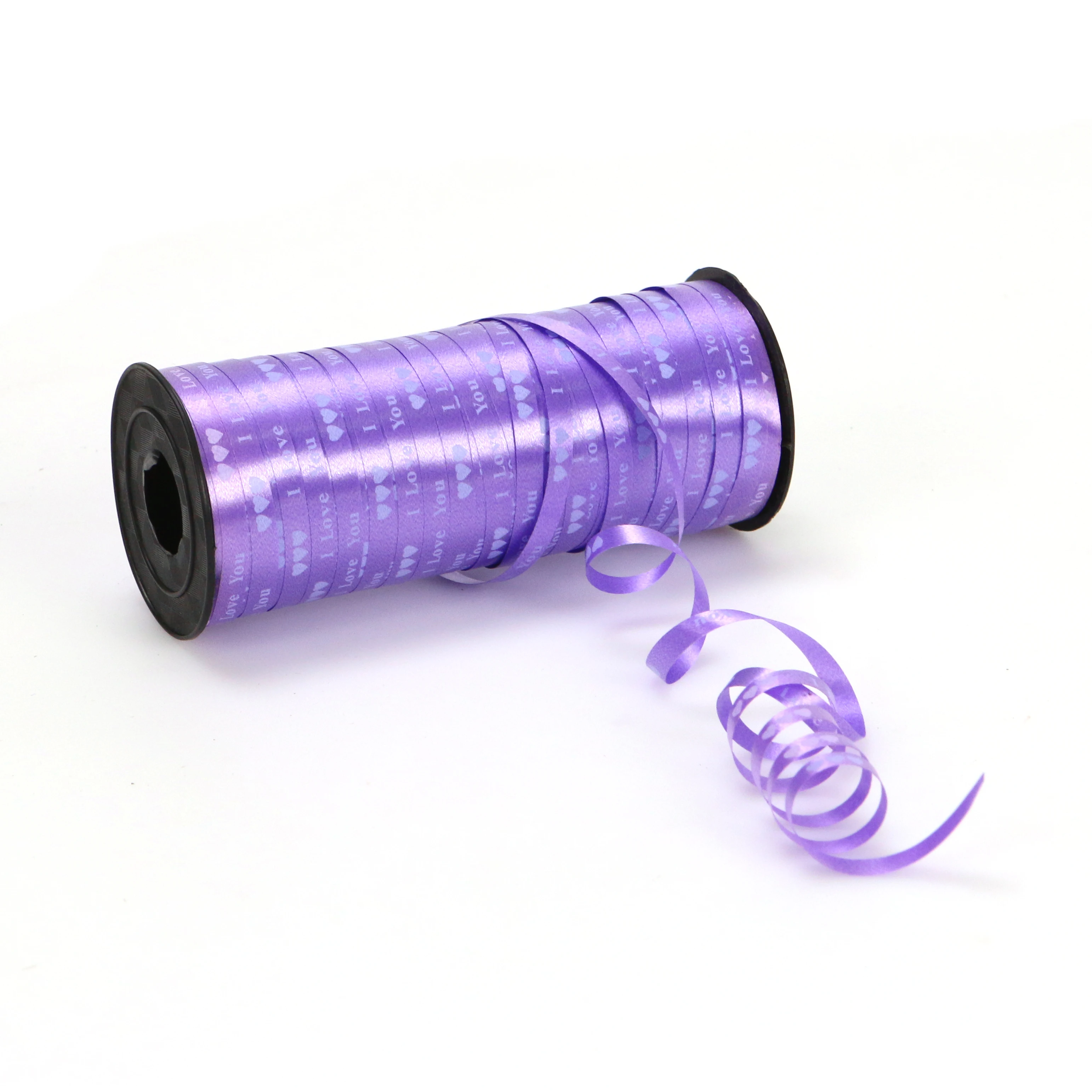 Лента для упаковки подарков, лента для завивки, лента с длинным сердечником и принтом, цветные ленты для воздушных шаров, галстуки в шары