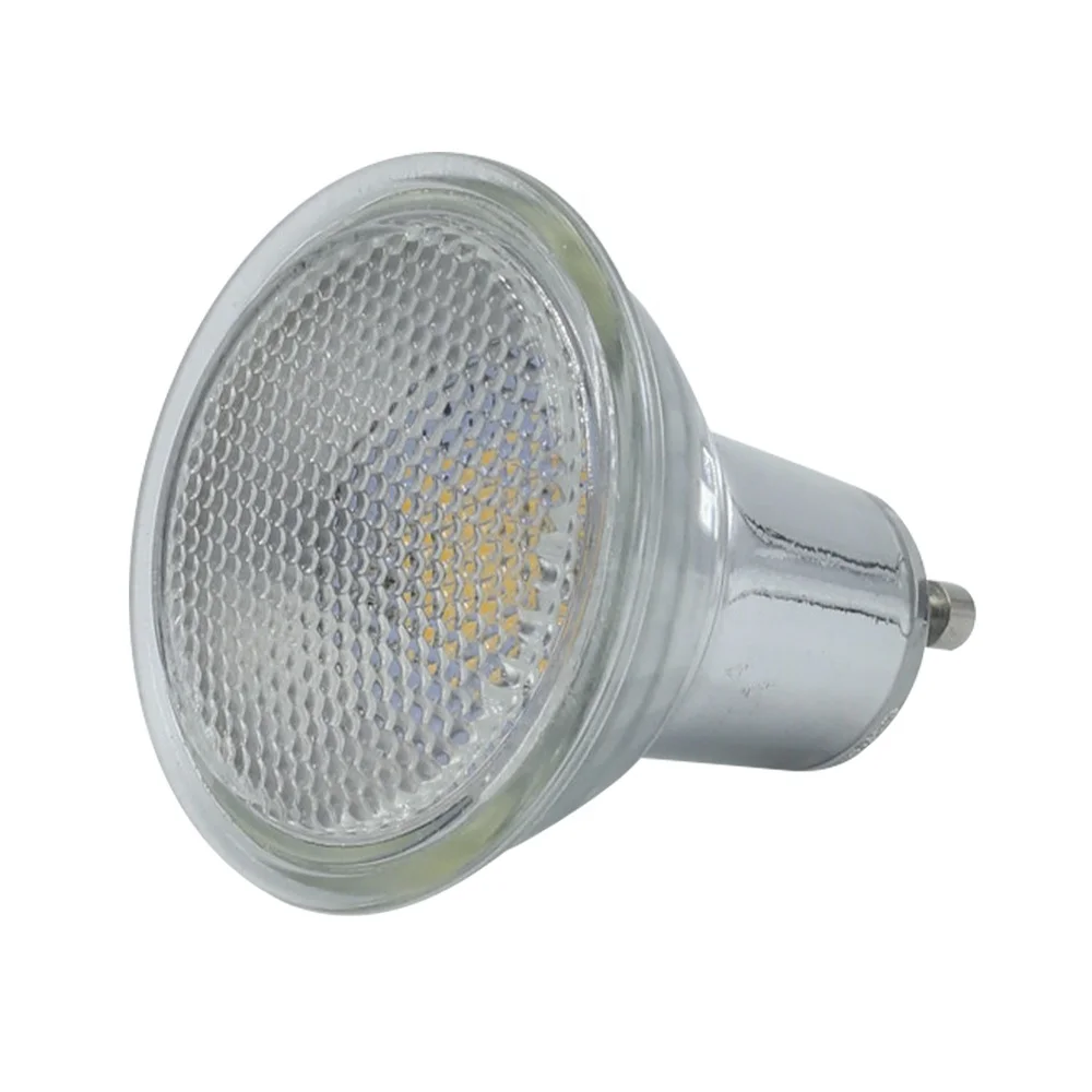 High quality 3500K 3W 5W 7W spotlight 90 degree beam glass GU10 COB LED bulb