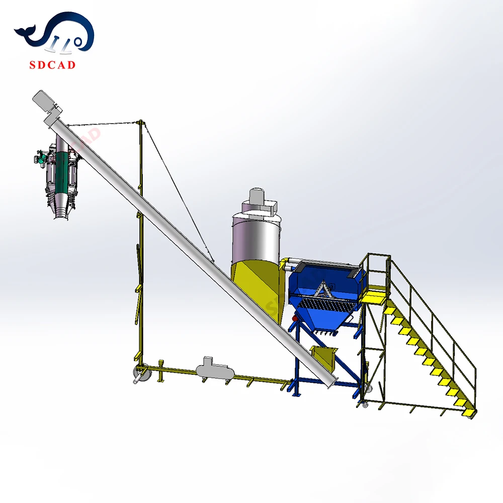 looking for a machine where we placed cement bag and the machine CUT the bag and extract the cement and load to Silo