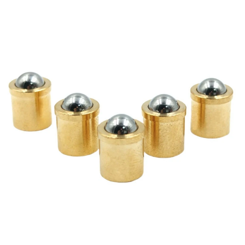 Popular Brushed Gold Plated Excellent Quality Door Protector Door Ball Roller Brass Ball Catcher//