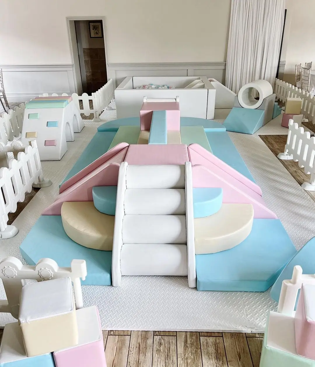 New Style Safe And Non-Toxic Kids Soft Foam Play Sets Indoor Playground Toddler Soft Play Equipment