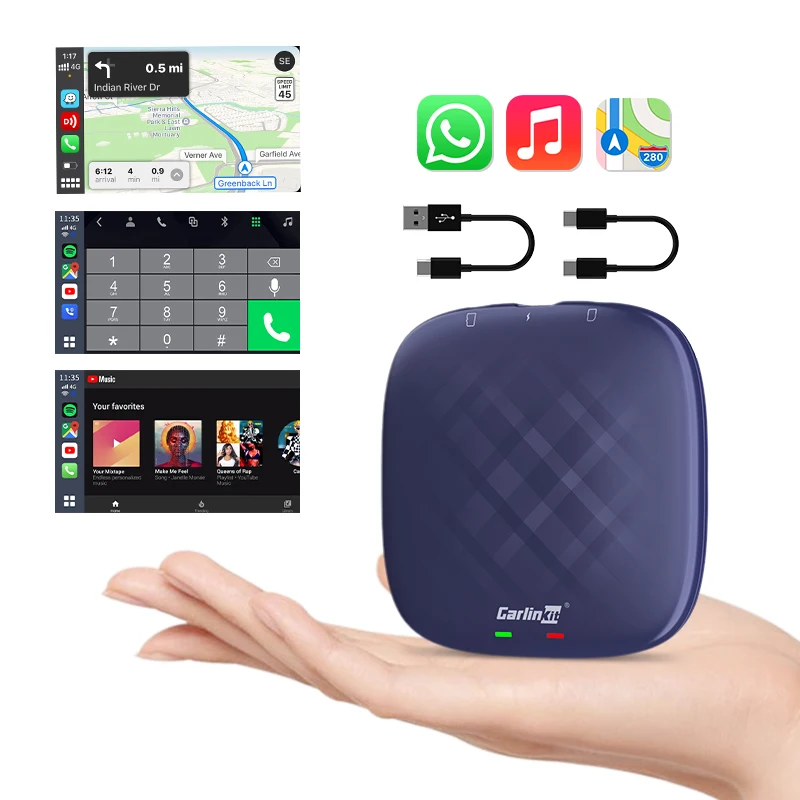 Carlinkit car play wireless ios Airplay android auto and carplay interface systems android 13 128gb ai box car play for Audi