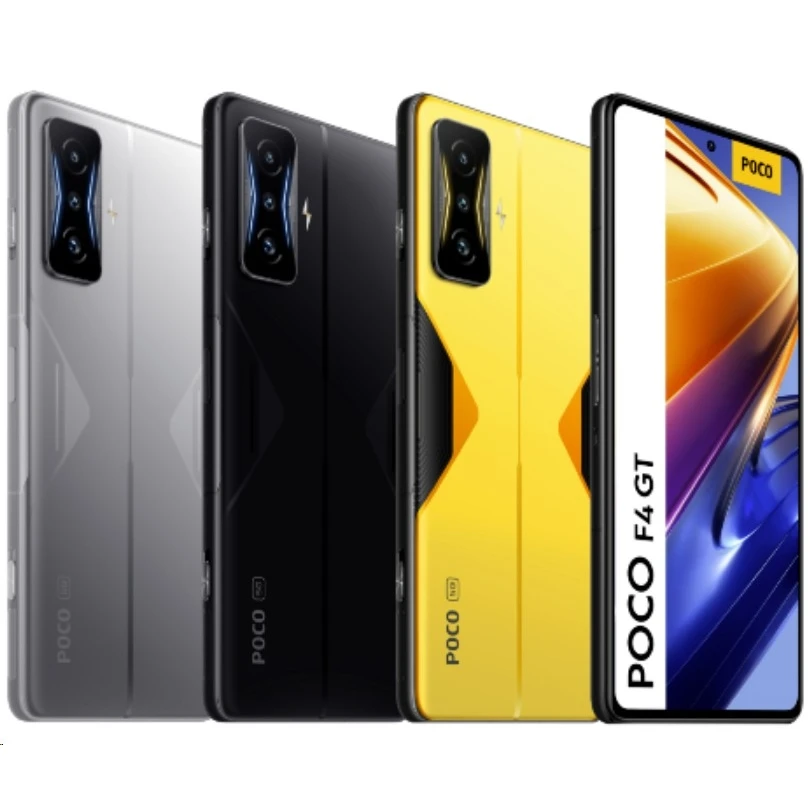 Global Version POCO F4 GT 128GB 256GB Snapdragon 8 Gen 1 Octa Core Cellphone 120W HyperCharge 4700mAh Battery 120W 5G POCO Phone
